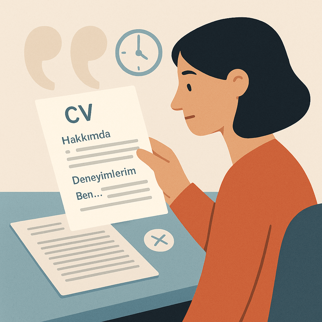 CV Yazımında 'Ben' Demek: Doğru Kullanım Kılavuzu