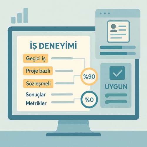 Geçici İş Deneyimlerinizi CV'nizde Avantaja Çevirmenin Yolları